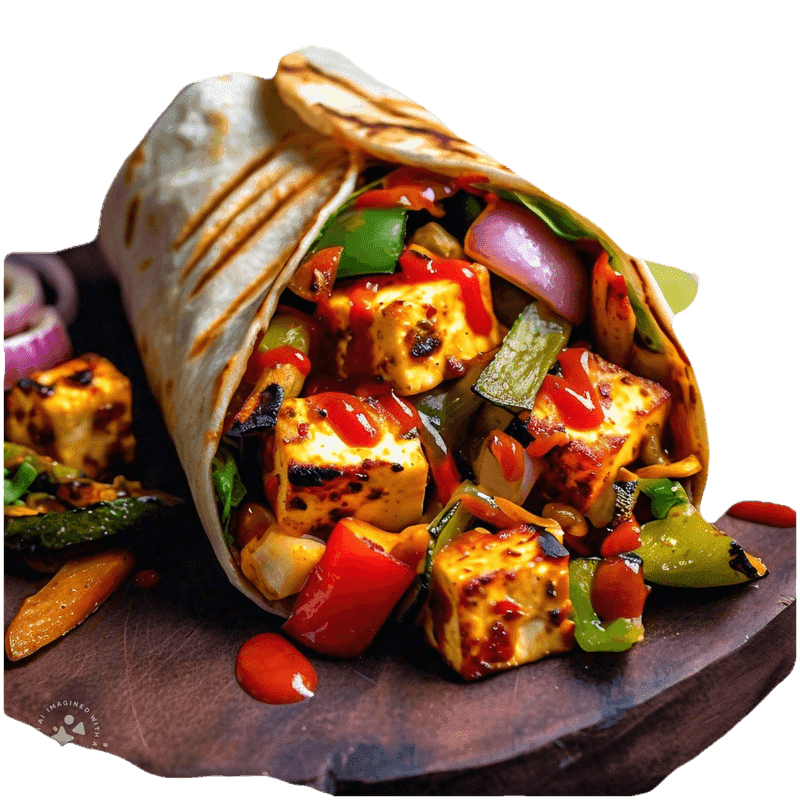 Butter Paneer Wrap
